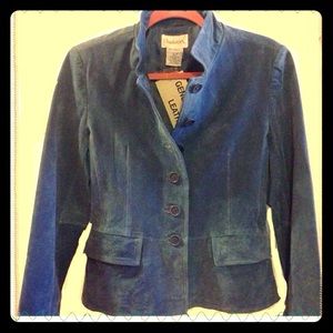 NWT Vintage Blue Swede Blazer